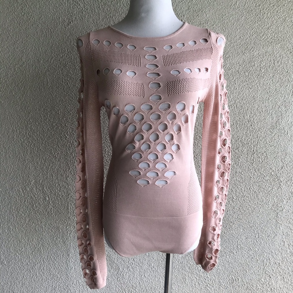 Blush, pink bodysuit